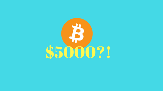 how much bitcoin will $5000 buy