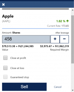 How to buy and sell Apple stocks on Plus500 broker-3